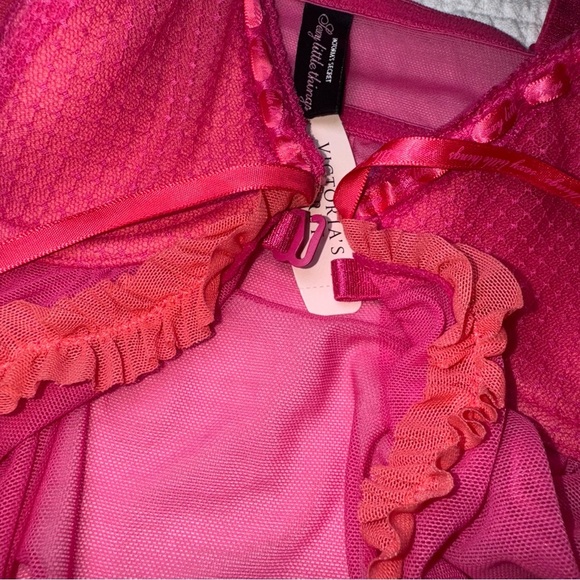 NEW $48 Victoria's Secret Sexy Little Things 36B Cover Up Slip Nightie Chemise - Picture 5 of 12